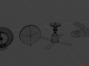 Satellite dish antenna 3D Model