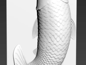high-poly fish for 3d print 3D Print Model