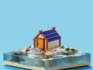 house on the coast Modèle 3D