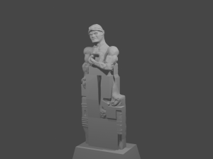 miner monument 3D मॉडल