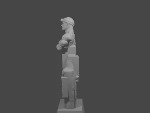 miner monument 3D Model