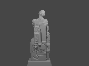 miner monument 3D मॉडल