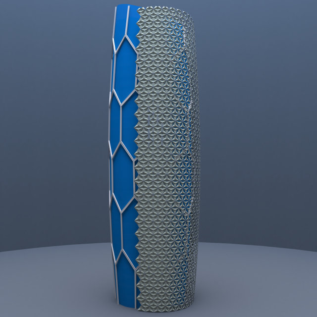 al bahr paramectic building3dmax 3D Model .c4d .max .obj .3ds .fbx .stl .blend 