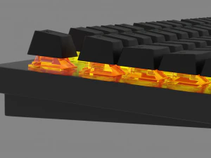 razer inspired keyboard 3D Model