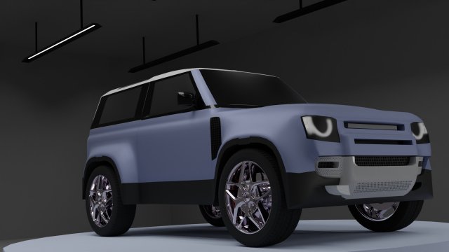 landrover 2020 3D 模型 .c4d .max .obj .3ds .fbx .stl .blend 