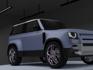 landrover 2020 3D 模型
