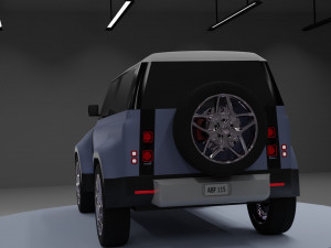landrover 2020 3D 模型