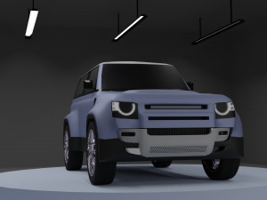 landrover 2020 3D 模型