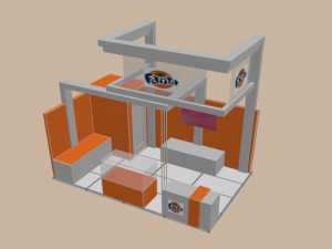 booth Modelo 3D
