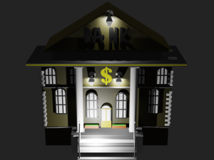 Bank 3D Model