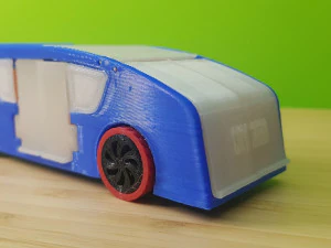 autonomous hydrogen fuel cell concept car autonomus 3D Print Model