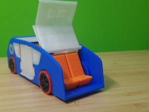 autonomous hydrogen fuel cell concept car autonomus 3D Print Model