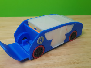 autonomous hydrogen fuel cell concept car autonomus 3D Print Model