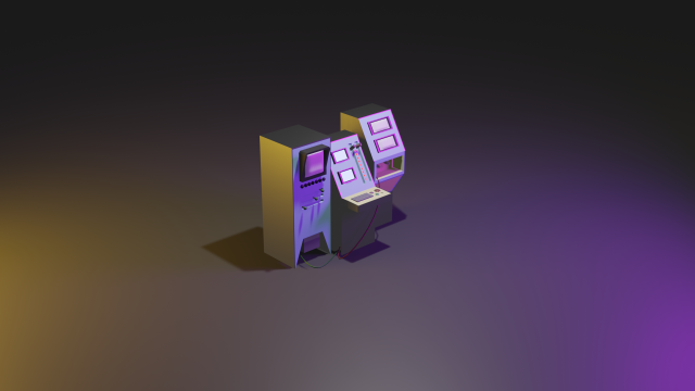 Computer 3D Model .c4d .max .obj .3ds .fbx .stl .blend 