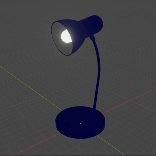 desk lamp 3D 모델 .c4d .max .obj .3ds .fbx .stl .blend