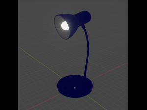 desk lamp 3D 模型