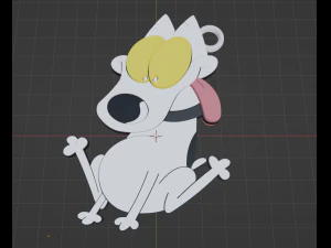 portachiavi coraggioso rocko vita moderna Modello di stampa 3D