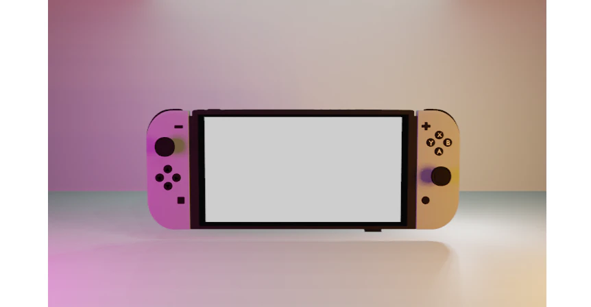 nintendo switch 3D Model .c4d .max .obj .3ds .fbx .stl .blend 