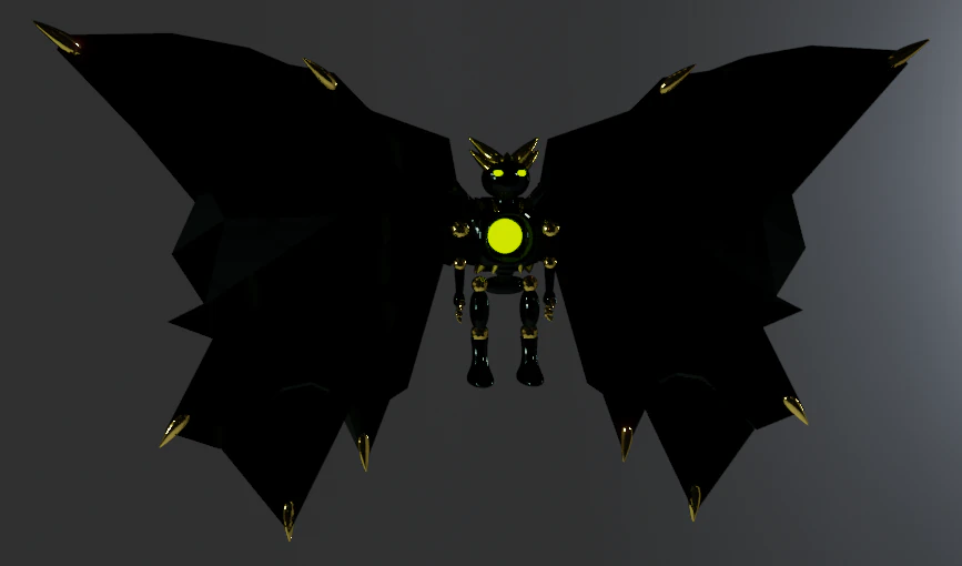 demon robot 3D Model .c4d .max .obj .3ds .fbx .stl .blend