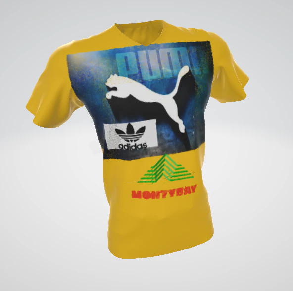 t shirt puma men 3D Model .c4d .max .obj .3ds .fbx .stl .blend 