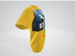 t shirt puma men 3D Model