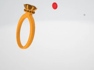 wedding ring 3D Print Model
