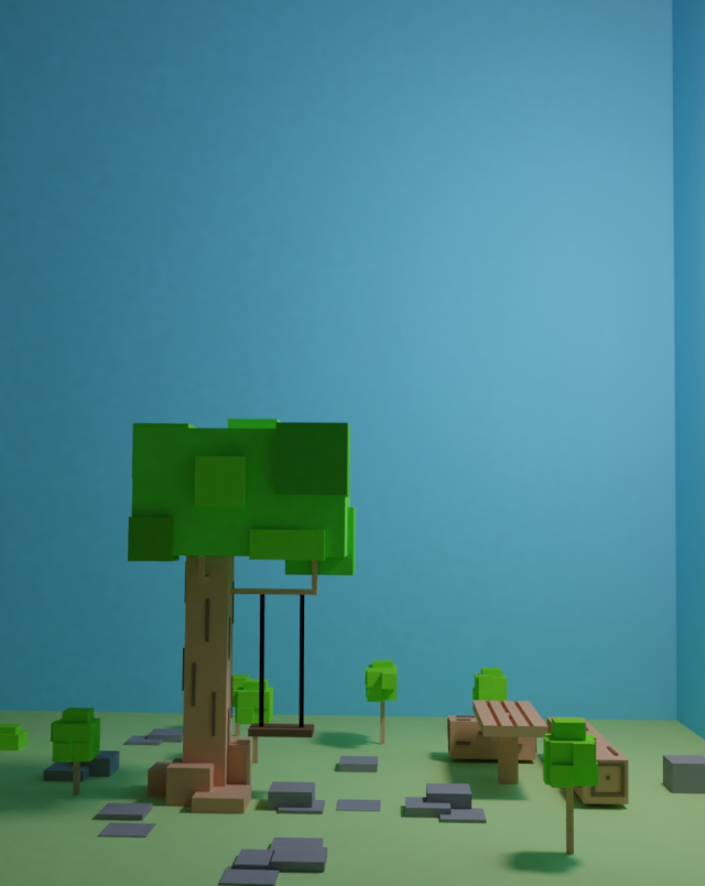A small island with a boat 3D मॉडल .c4d .max .obj .3ds .fbx .stl .blend