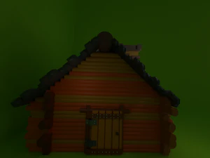 Old wooden house wooden house wooden house 123 Low-poly 3D Model