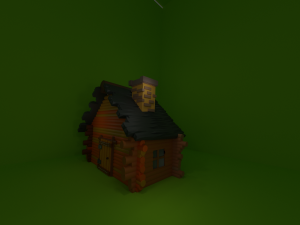 Old wooden house wooden house wooden house 123 Low-poly Model 3D