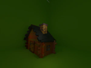 Old wooden house wooden house wooden house 123 Low-poly 3D Model