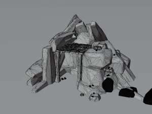 miniera d'oro Modello 3D