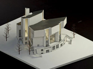 Clube dos Trabalhadores Rusakov Modelo 3D