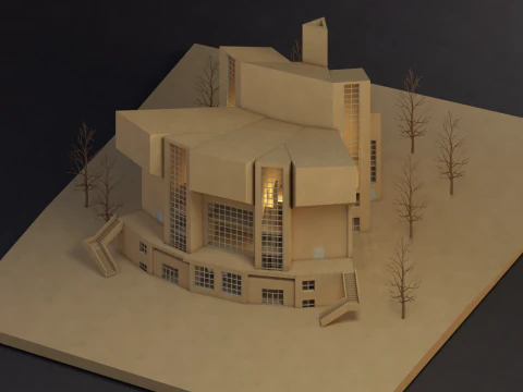 Rusakov Workers Club 3D Model