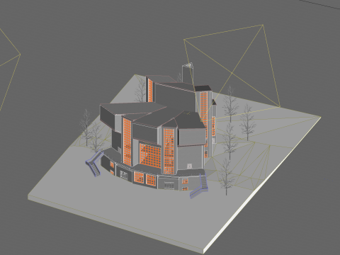 Rusakov Workers Club 3D 模型