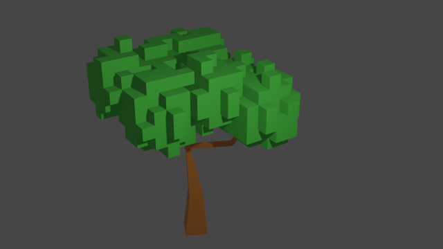 tree blocks 3D Модель .c4d .max .obj .3ds .fbx .stl .blend 