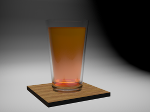 glass board background juice liquid texture polygon 3D Модель