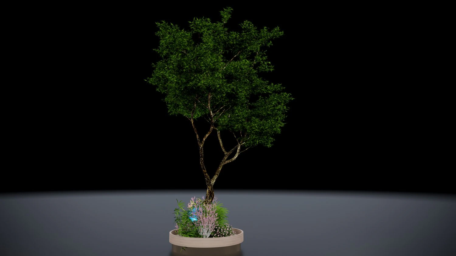 tree land scape 3D Model .c4d .max .obj .3ds .fbx .stl .blend 