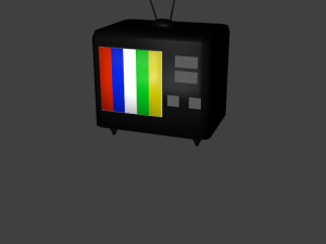 tv 3D 模型