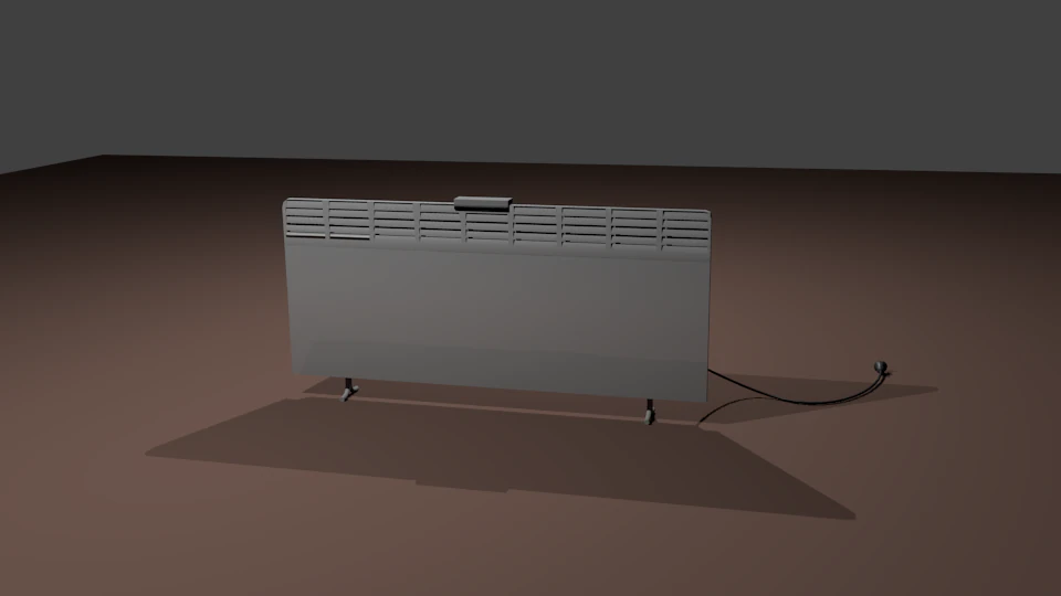heater 3D Model .c4d .max .obj .3ds .fbx .stl .blend