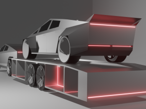 tesla cybertruck and tuning tesla cybertruck Modèle 3D