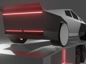 tesla cybertruck and tuning tesla cybertruck Modèle 3D