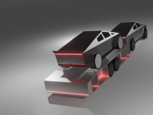 tesla cybertruck and tuning tesla cybertruck Modèle 3D
