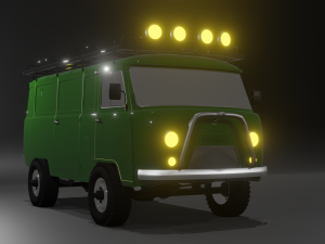 UAZ 3D मॉडल