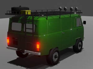 UAZ Model 3D