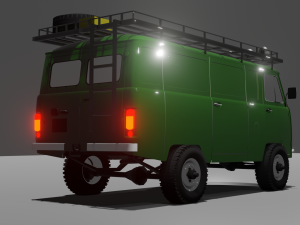 UAZ Model 3D