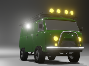 UAZ Model 3D