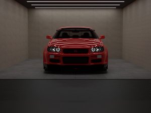 Nissan skyline r34 GTR 3D Модель