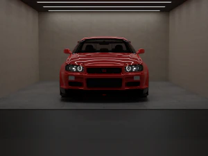 Nissan skyline r34 GTR 3D Model