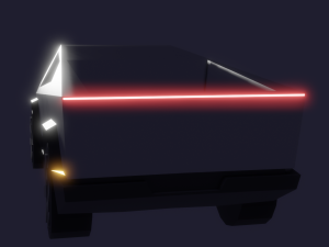 Tesla Cybertruck lowpoly 3D 模型