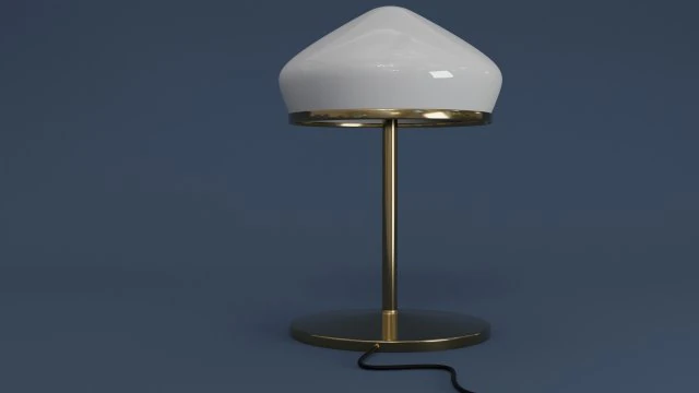 Tafellamp 3D Model .c4d .max .obj .3ds .fbx .stl .blend 